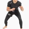 Ensemble ''Ranked MTSR'' No-Gi: Cet ensemble comprend :  1 Rashguard à manches courtes MTSR classé 1 short de grappling Hybrid Pro 1 pantalon de compression de combat Excellent ensemble pour le NO-GI  Photo 1